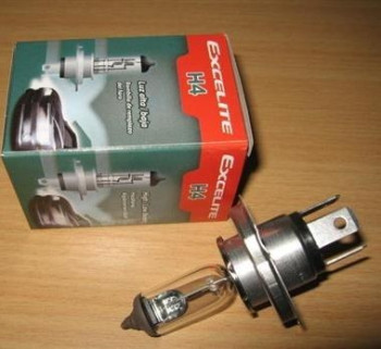لامپ 55 وات اکسلایت  H4 excelite ساخت کره بسته یک عددی